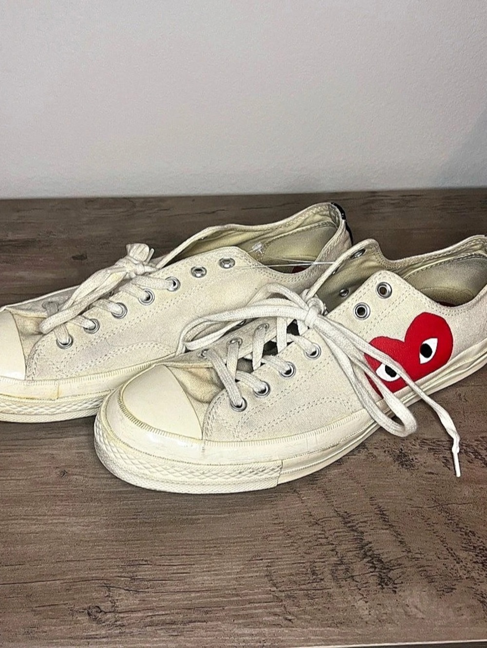 Comme Des Garçons PLAY (CDG) x Converse chuck taylor low top sneakers Men’s 11
